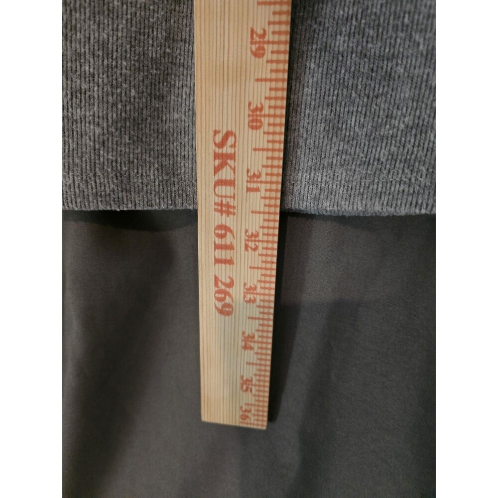 Zara Grey Ribbed Mini Dress Minimalist Clean Girl Short Sleeve Size M - Picture 4 of 6